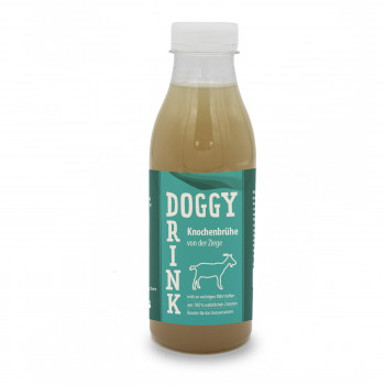 Doggy drink gedeknoglebouillon